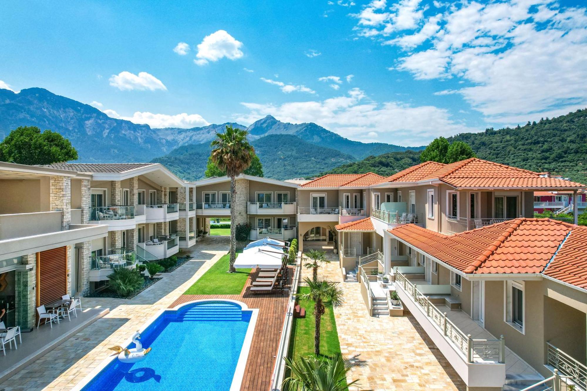 Lobelia Luxury Suites Chrysi Ammoudia Exterior foto